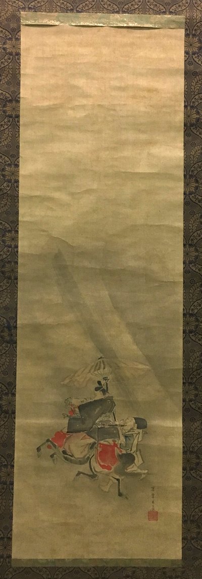 Il viaggio di Ariwara no Narihira verso est da Sukoku Ko