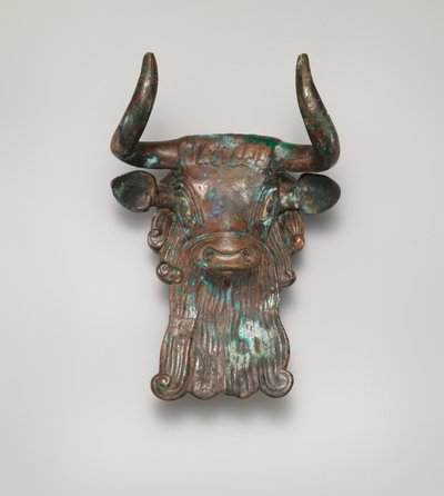 Testa di toro per una lira da Sumerian Sumerian