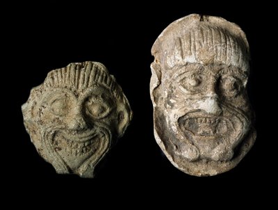 Teste del demone Humbaba da Sumerian Sumerian