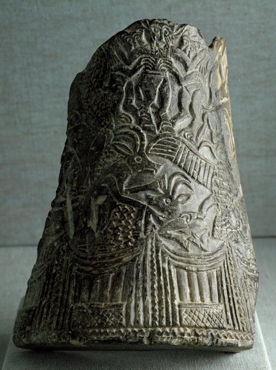 Civiltà sumera: frammento di vaso serpente dall
