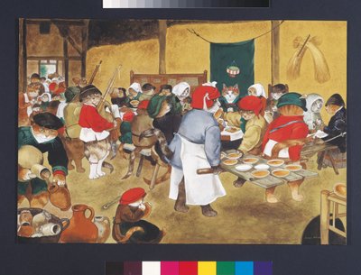 Illustrazione da Cats Galore! A Compendium of Cultured Cats (pub. 2015) da Susan Herbert