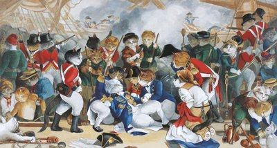 Illustrazione da Cats Galore! A Compendium of Cultured Cats (pub. 2015) da Susan Herbert