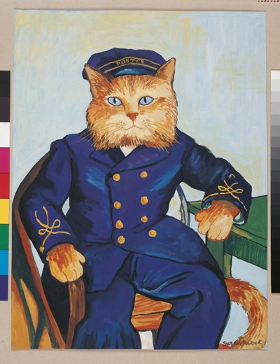 Illustrazione da Cats Galore! A Compendium of Cultured Cats (pub. 2015) da Susan Herbert