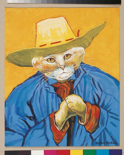 Illustrazione da Cats Galore! A Compendium of Cultured Cats (pub. 2015) da Susan Herbert