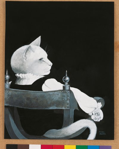 Illustrazione da Cats Galore! A Compendium of Cultured Cats da Susan Herbert