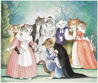 Illustrazione da Opera Cats da Susan Herbert