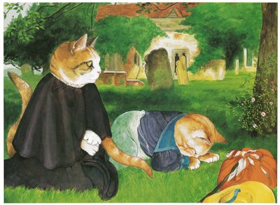 Illustrazione da Pre-Raphaelite Cats da Susan Herbert