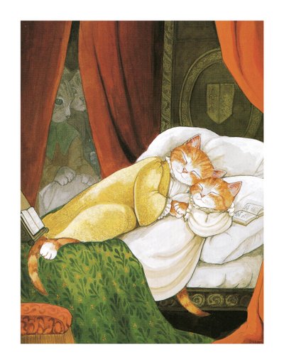 Illustrazione da Shakespeare Cats: Poster Book da Susan Herbert