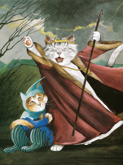 Illustrazione da Shakespeare Cats: Poster Book da Susan Herbert