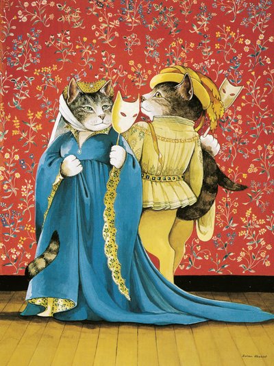 Illustrazione da Shakespeare Cats: Poster Book da Susan Herbert