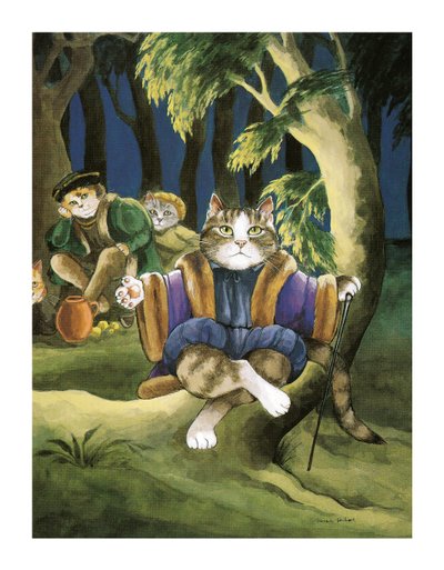 Illustrazione da Shakespeare Cats: Poster Book da Susan Herbert