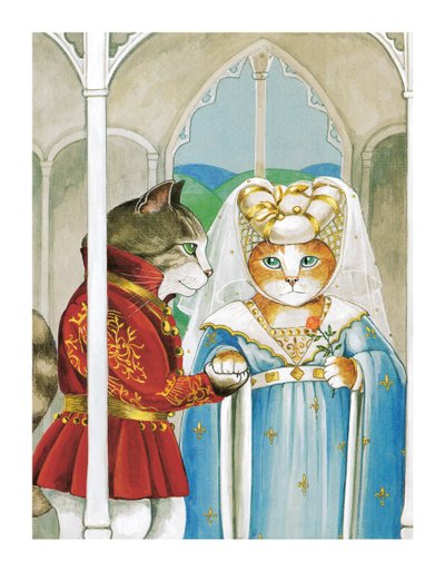 Illustrazione da Shakespeare Cats: Poster Book da Susan Herbert