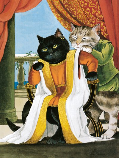 Illustrazione da Shakespeare Cats: Poster Book da Susan Herbert