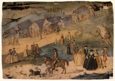 Scena di campagna, c1750, 1934 da Susanna Duncombe