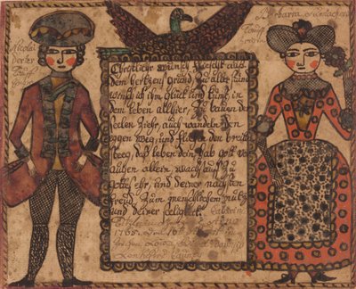 Augurio battesimale per Catarina Titzlir da Sussel Washington Artist