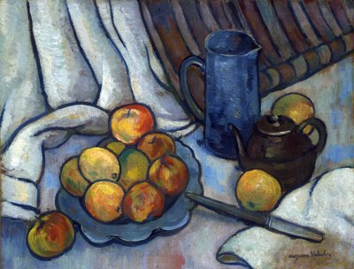 Mele, teiera e brocca da Suzanne Valadon