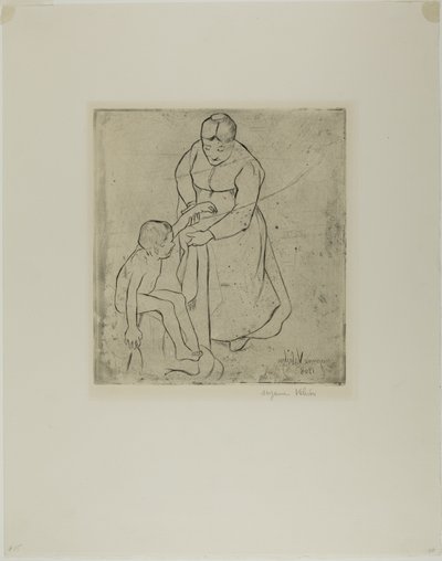 Nonna e bambino da Suzanne Valadon