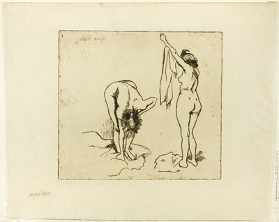 Due donne che si asciugano da Suzanne Valadon