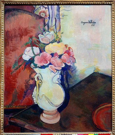 Vaso di fiori. Dipinto di Suzanne Valadon da Suzanne Valadon