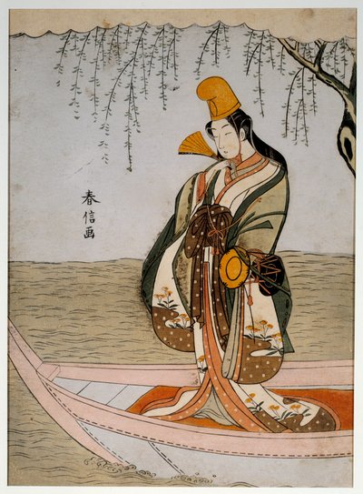 La barca di Asanuma da Suzuki Harunobu