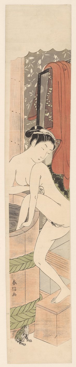 Donna che fa il bagno da Suzuki Harunobu