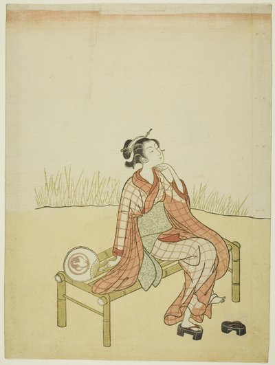 Vicino al ruscello da Suzuki Harunobu