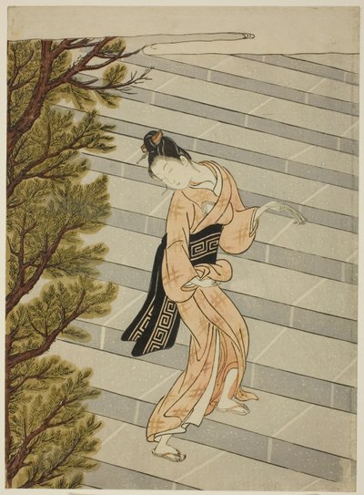 Salire i gradini cento volte da Suzuki Harunobu