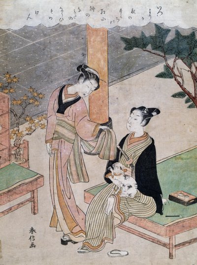 Cortigiane, di Suzuki Harunobu, Giappone da Suzuki Harunobu