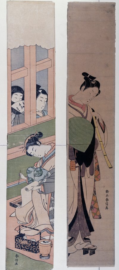 Cortigiane, di Suzuki Harunobu (1725-1770), Giappone da Suzuki Harunobu