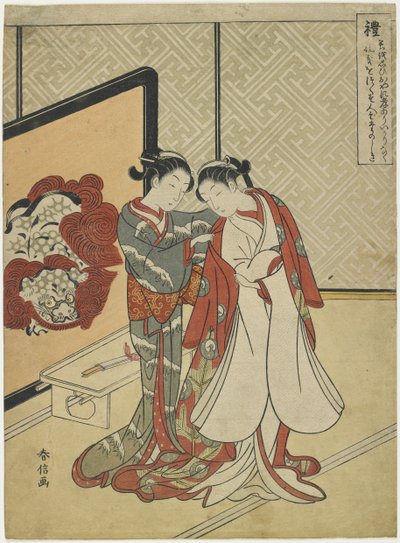 Decoro da Suzuki Harunobu