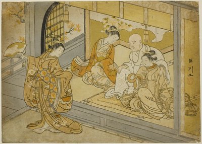 Hotoke Gozen che danza davanti a Taira no Kiyomori da Suzuki Harunobu