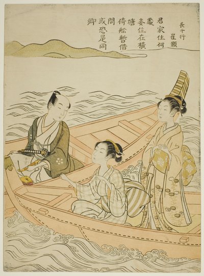 Incontro sul Fiume (parodia di Hakurakuten) da Suzuki Harunobu
