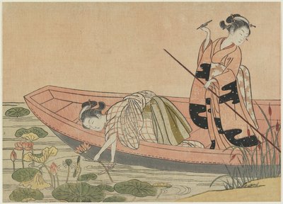 Mitate di Zhou Maoshu, dopo il 1765 da Suzuki Harunobu