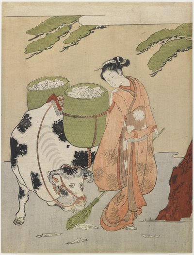 Mitate di un mandriano, c. 1767 da Suzuki Harunobu