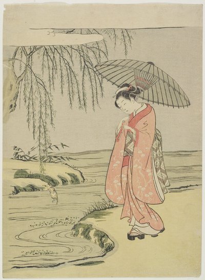 Mitate del calligrafo Ono no To_fu_ da Suzuki Harunobu
