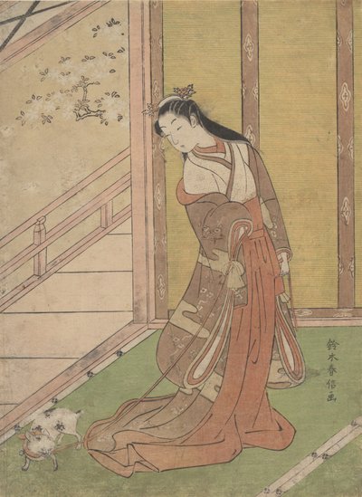 Onna San no Miya la terza principessa, 1768-70 da Suzuki Harunobu