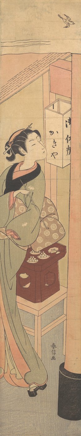 Osen della casa da tè Kagiya, ca. 1769 da Suzuki Harunobu