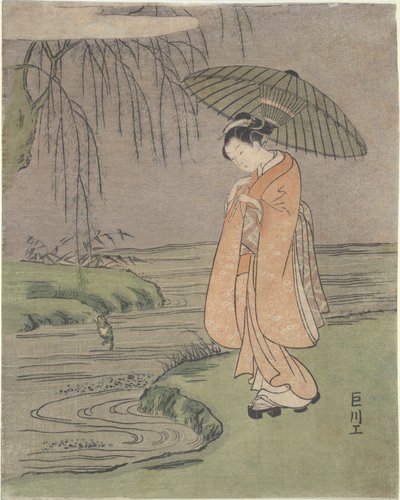 Parodia di Ono no Tofu da Suzuki Harunobu