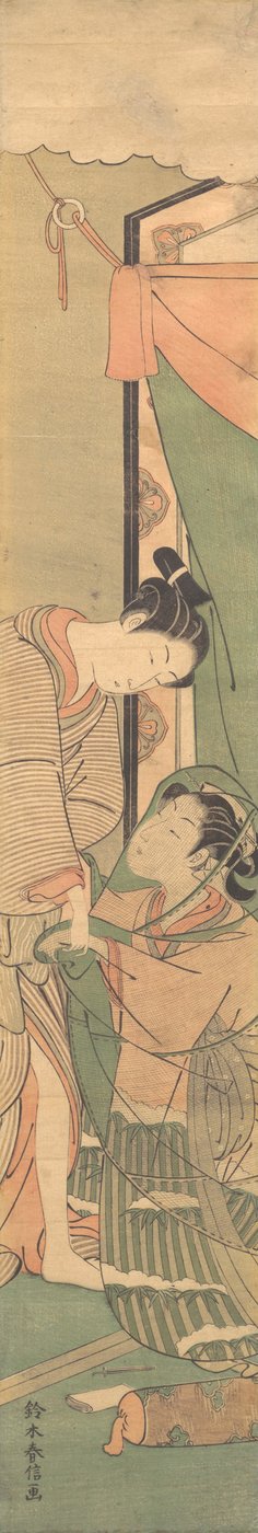 Separazione degli amanti: la mattina dopo, ca. 1765-70 da Suzuki Harunobu