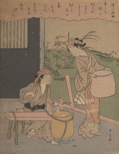 Poesia di Henjo Sojo da Suzuki Harunobu