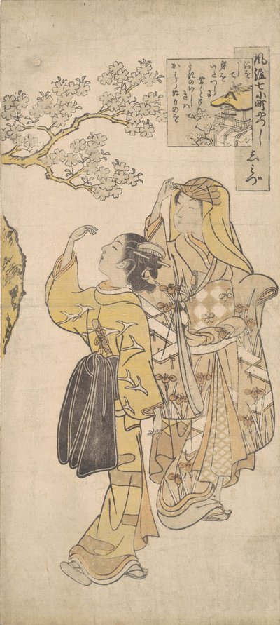Tempio Shimizu, ca. 1765 da Suzuki Harunobu