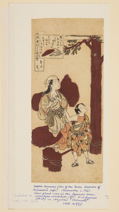 Sotoba da Suzuki Harunobu