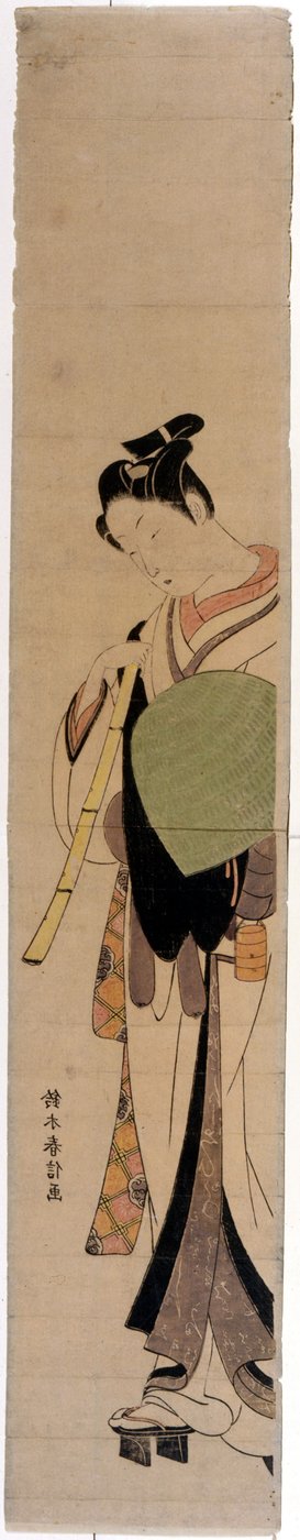 La cortigiana Hinatsuru. Stampe di Harunobu Suzuki. da Suzuki Harunobu