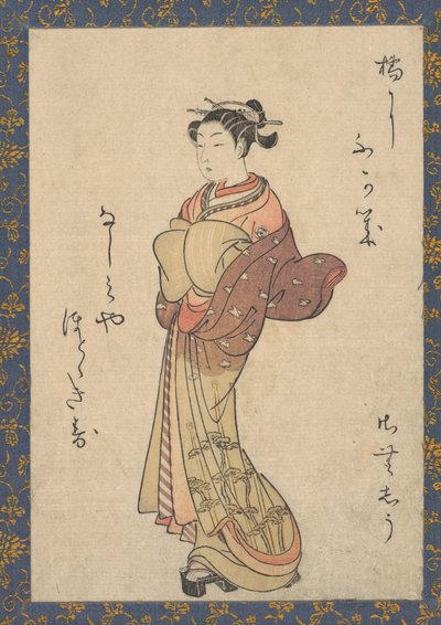 Le Cortigiane, dalla serie, Seiro Bijin Awase Carver End Shigoro da Suzuki Harunobu