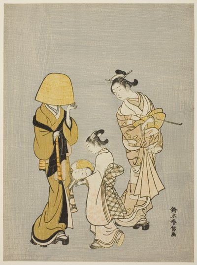 Il volto nello specchio da Suzuki Harunobu