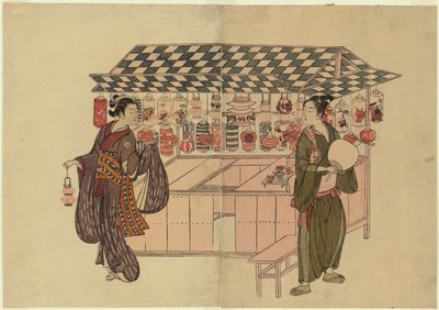 Il negozio delle lanterne da Suzuki Harunobu