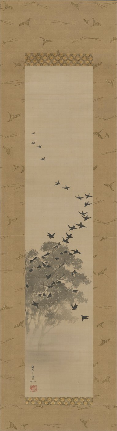 Uccelli neri da Suzuki Kiitsu