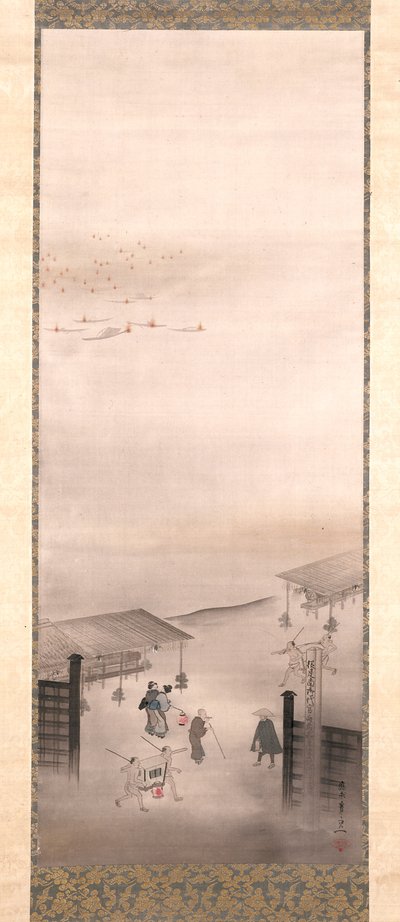 Yoshiwara e Shinagawa da Suzuki Kiitsu