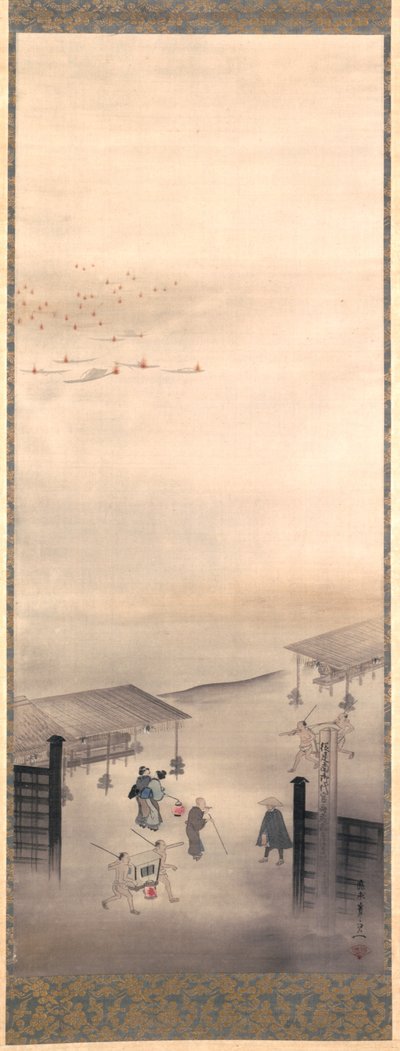 Yoshiwara e Shinagawa, Periodo Edo da Suzuki Kiitsu