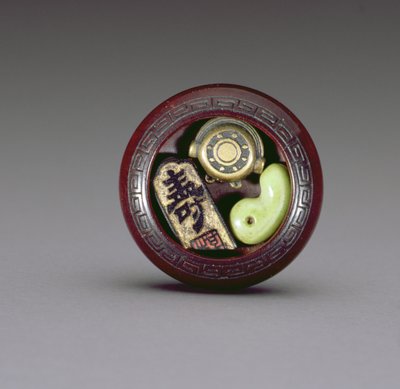 Una piccola ciotola per elemosine, c.1880-1900 da Suzuki Tokuku